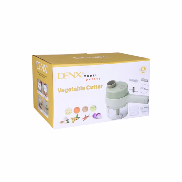 مجموعة قطاعة خضروات كهربائية محمولة 4 في 1 بضمان عامين